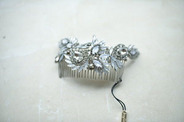 Jenny Packham Crystal Hair Comb Jenny Packham Crystal Embellished Hair Comb main image 4