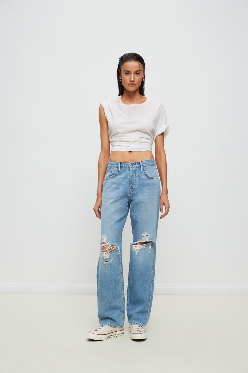 GRLFRND Bella Low Rise Boyfriend Jean fairfax Garmentory