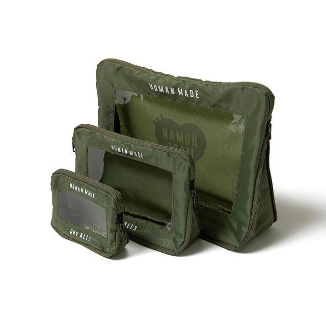 Human Made M Travel Pouch Olive Drab Garmentory