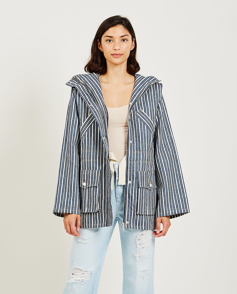 ジャケット GANNI MULTICOLOR CASUAL JACKET Ganni Multicolor Casual Jacket In Beige | ModeSens