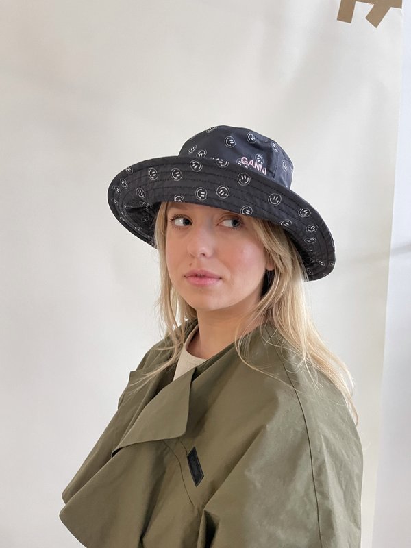 Ganni Bucket Hat - Phantom | Garmentory display picture 1