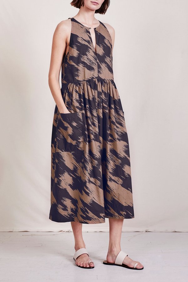 Apiece Apart San Cristobal Trapeze Dress - Animal Ikat | Garmentory