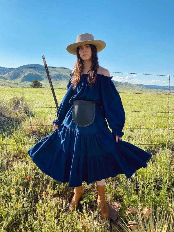 white christmas dresses Prairie Underground New Directions in Denim Dress, Denim – Evie Lou