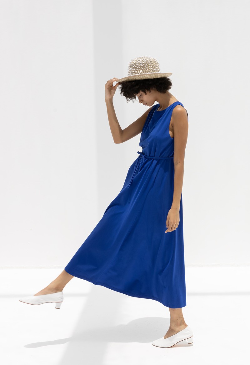 Kowtow Tank Swing Dress - Bright Blue