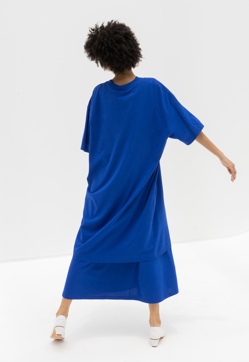 Kowtow Tank Swing Dress - Bright Blue