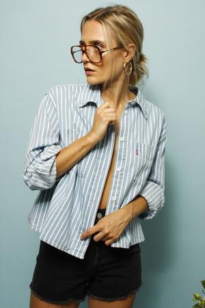 LEVI'S ZOEY PLEAT UTILITY SHIRT - LINE 