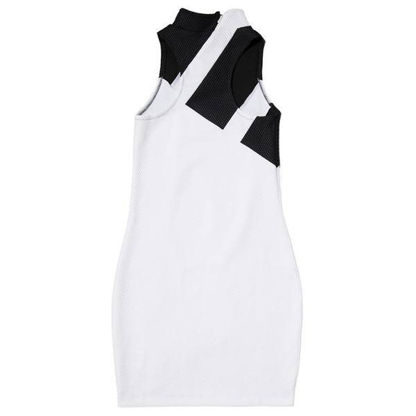 adidas black and white dress Adidas Women's 3-Stripes Pinstripe Dress Aurora Black
