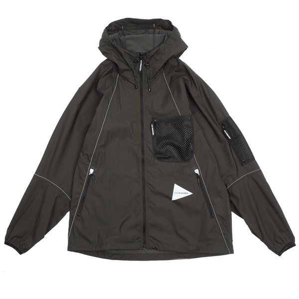 and wander BREATH RIP HOODIE - DARK BROWN | Garmentory