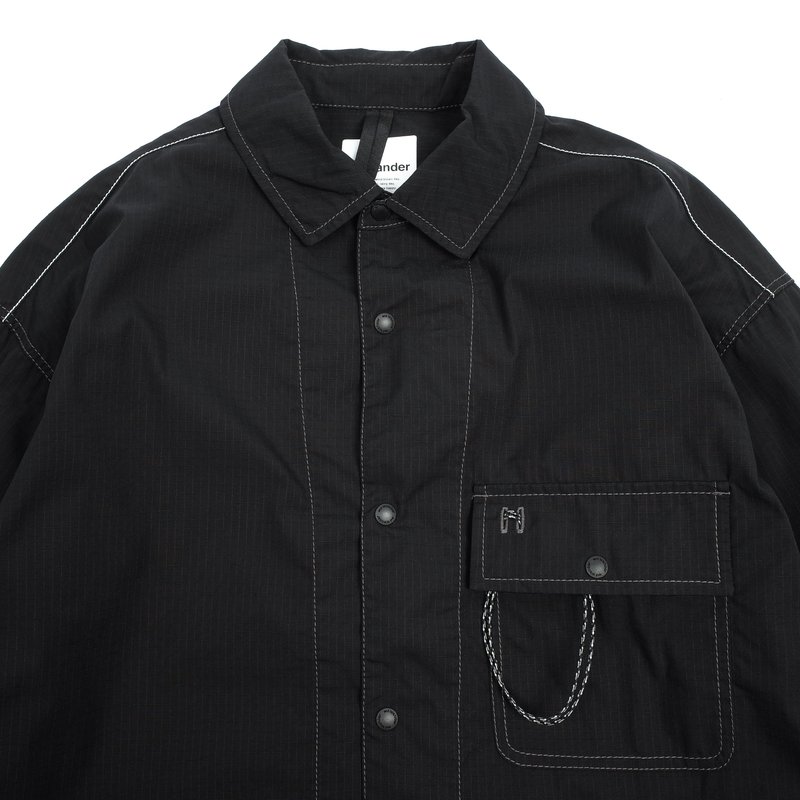 and wander DRY RIP SHIRT - BLACK | Garmentory
