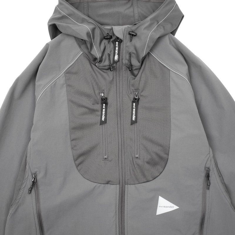 and wander trek jacket サイズ2 マウンテンパーカー and wander (アンドワンダー) trek jacket 2 for woman