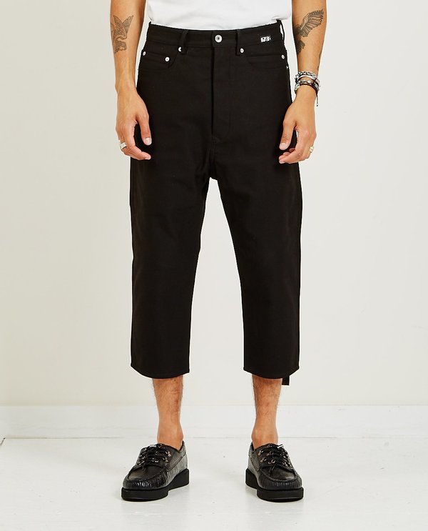 Rick Owens Collapse Cut Pant - Black | Garmentory
