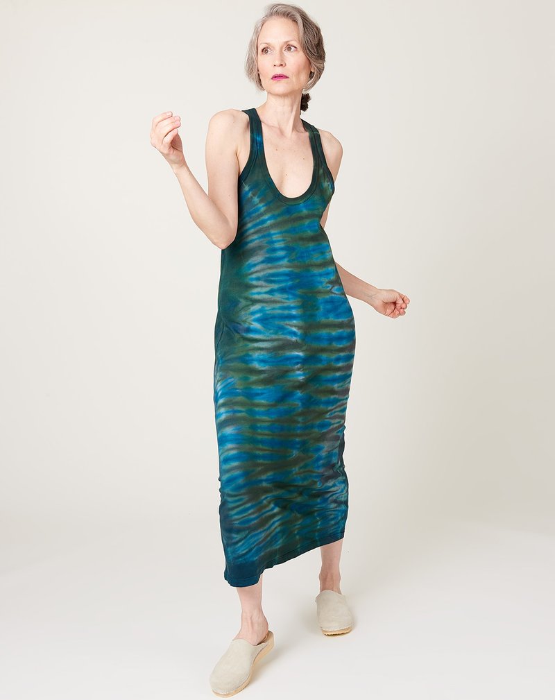 green emerald velvet dress Raquel Allegra Caftan Shirt Dress