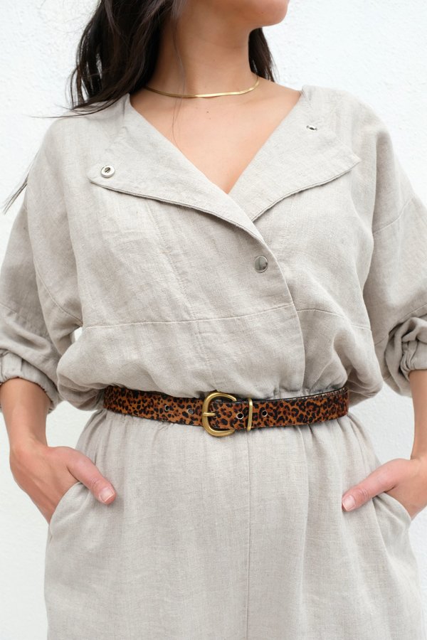 Rachel Comey Thin Estate Belt - Leopard | Garmentory display picture 2