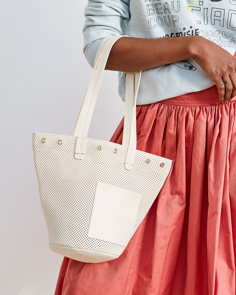 Clare Choupette Bag Cream Perf Garmentory