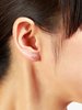 satomi kawakita long diamond bar studs - Gold - Thumbnail 4