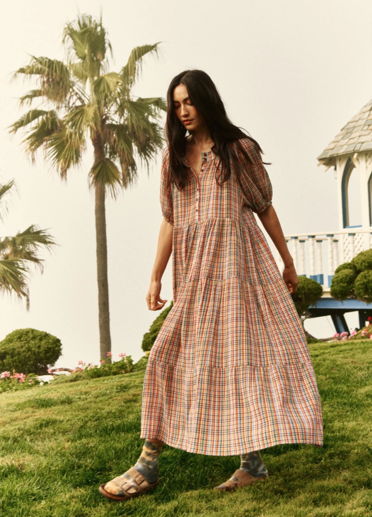 The Great. The Afternoon Dress - Midsummer Plaid | Garmentory