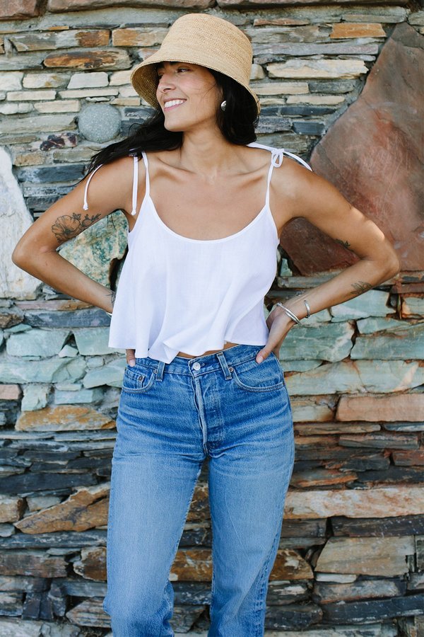 Rachel Pally Linen Kimila Top - chalk Rachel Pally Linen Kimila Top - chalk