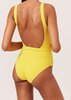 Solid and Striped Anne-Marie Belt Solid Rib One Piece - Lemon Zest - Thumbnail 2
