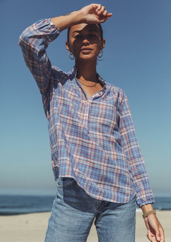 Trovata Sara Henley Shirt - Montauk 