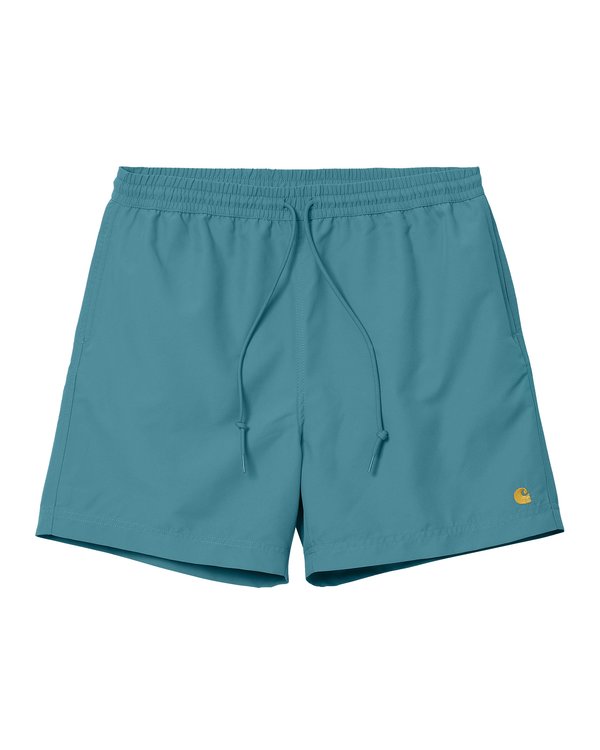 CARHARTT WIP Chase Swim Trunk - Hydro/Gold CARHARTT WIP Chase Swim Trunk - Hydro/Gold