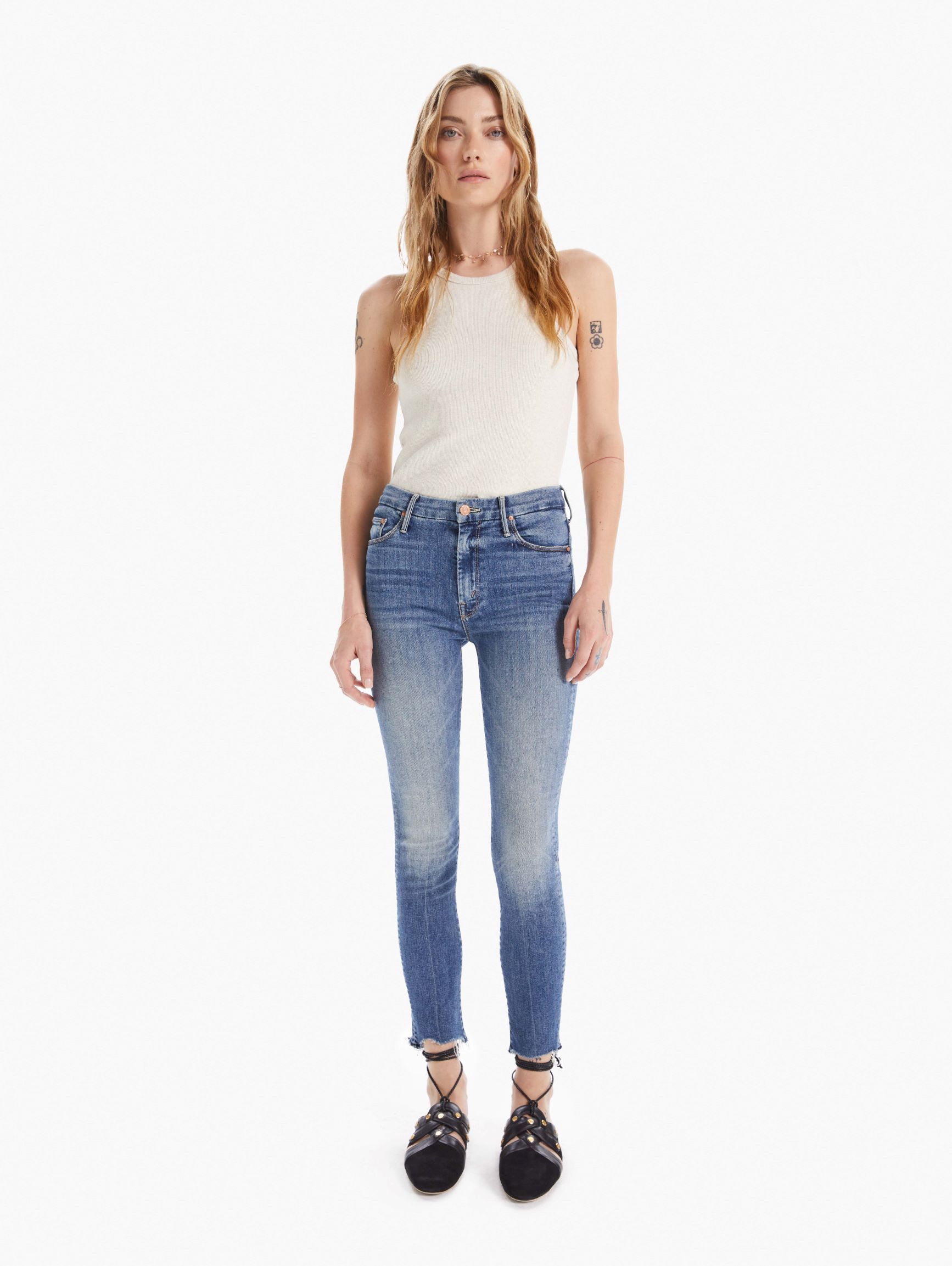 mother THE LOOKER CROPジーンズ　26 NWT Mother Denim The Looker Crop in Well Played Size 26, 27