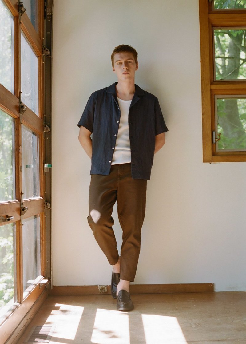トップス Steven Alan MONTI BOX CAMP COLLAR SHIRT Steven Alan（スティーブンアラン）の「＜Steven Alan＞MONTI