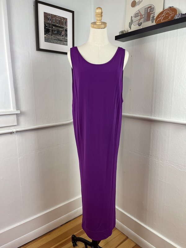 Pre-loved] Helmut Lang Maxi Dress - Purple | Garmentory