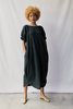 Boatneck Relax Long Dress - Thumbnail 1