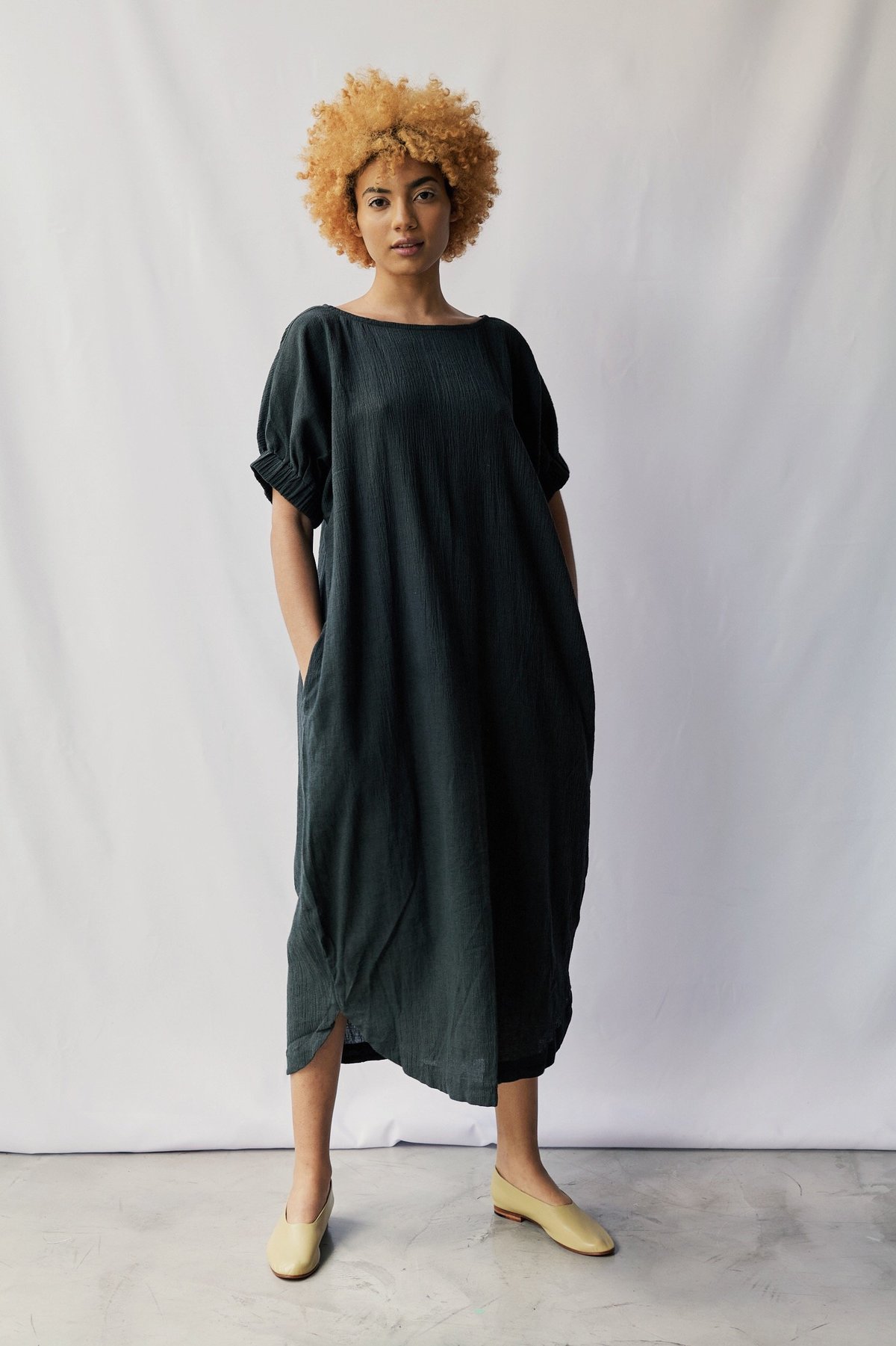 Boatneck Relax Long Dress - Image 1 of 13