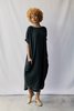 Boatneck Relax Long Dress - Thumbnail 3