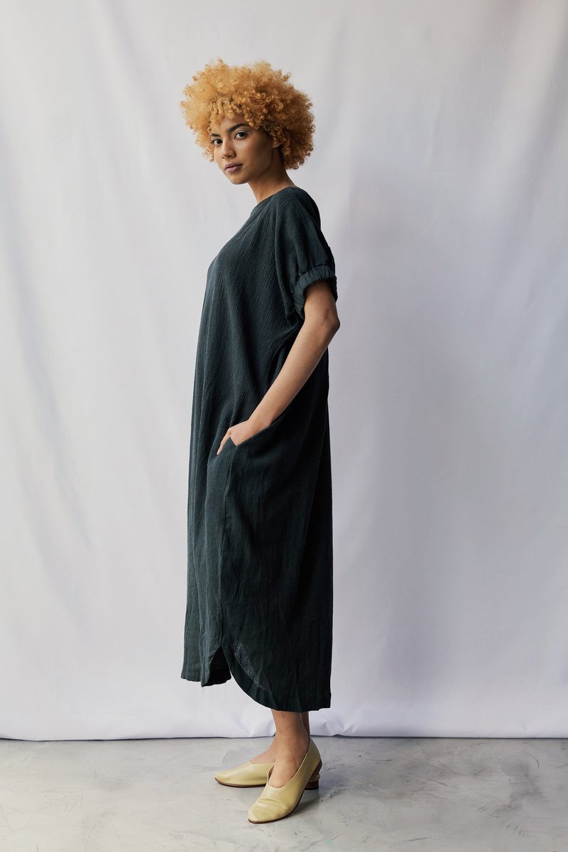 Boatneck Relax Long Dress