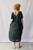 Boatneck Relax Long Dress - Thumbnail 5