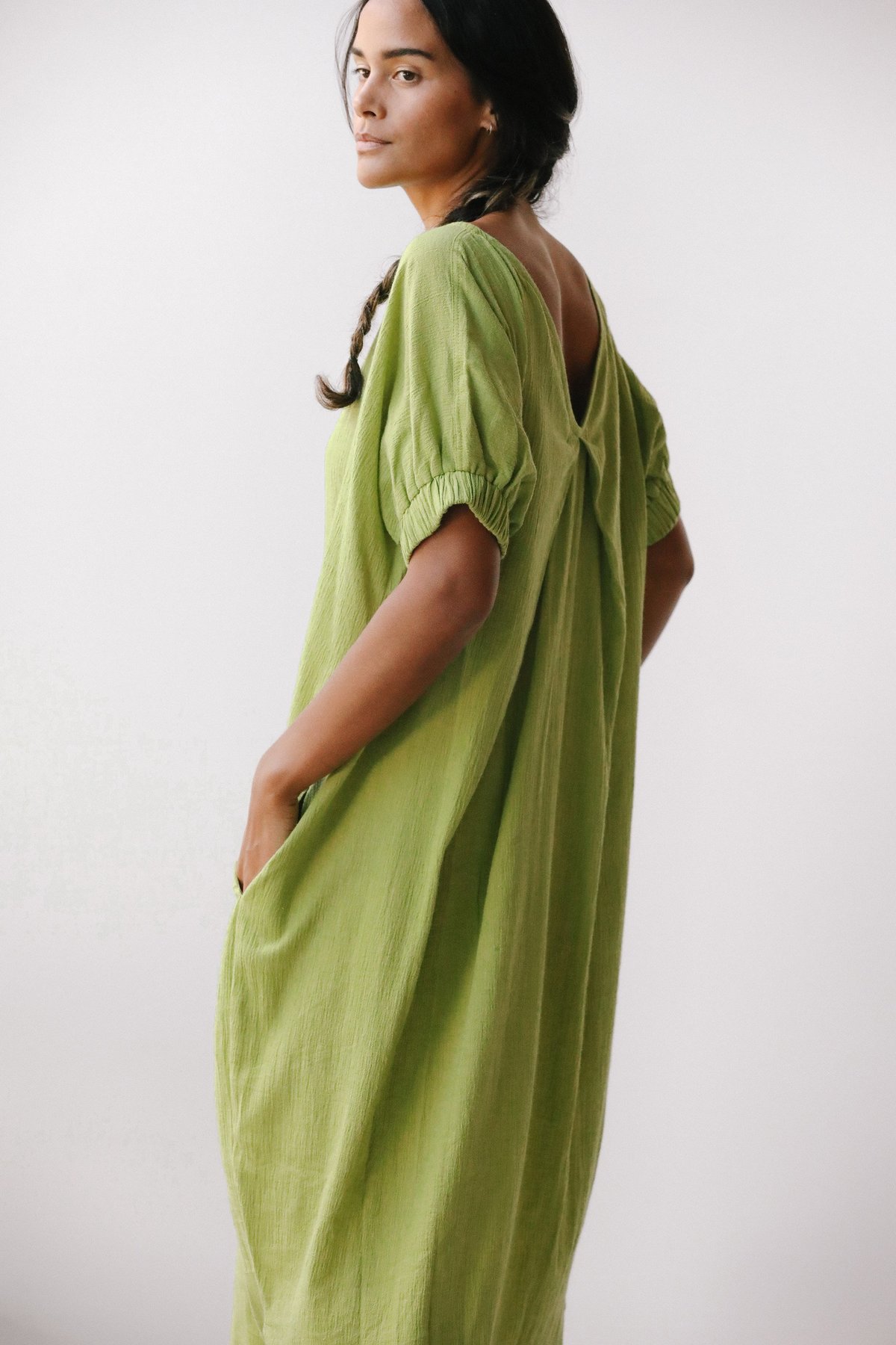 Boatneck Relax Long Dress - Image 7 of 13