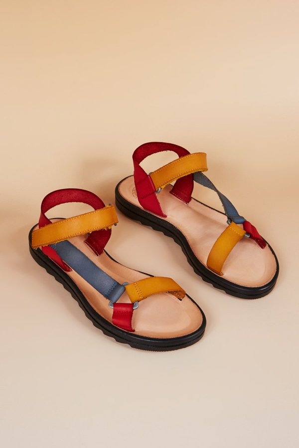 TIOOL TRANSFER Sandals - Red Combo TIOOL TRANSFER Sandals - Red Combo