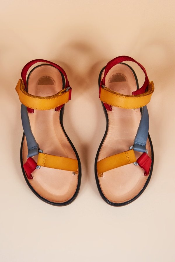 TIOOL TRANSFER Sandals - Red Combo TIOOL TRANSFER Sandals - Red Combo