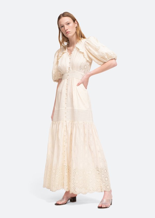 Sea NY Everleigh Dress - cream | Garmentory