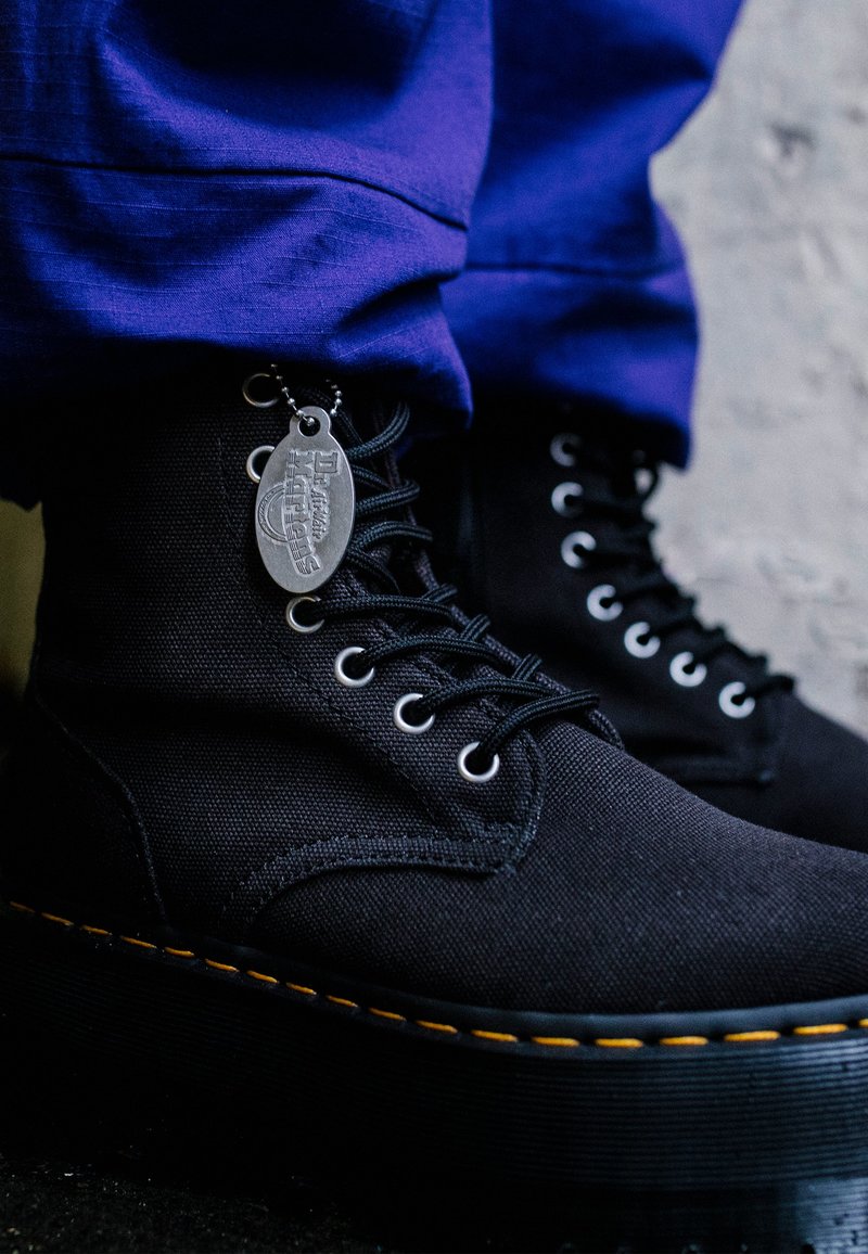 Dr. Martens Jadon Max X-Girl 8 Eye Boot - Black | Garmentory