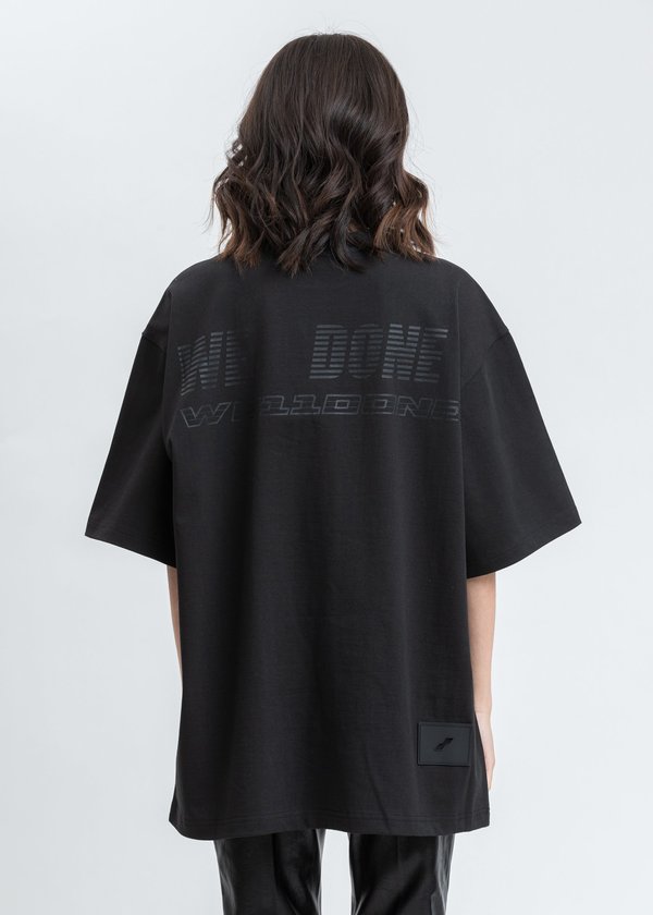 we11done Big Logo Printing T-Shirt - Black we11done Big Logo Printing T-Shirt - Black