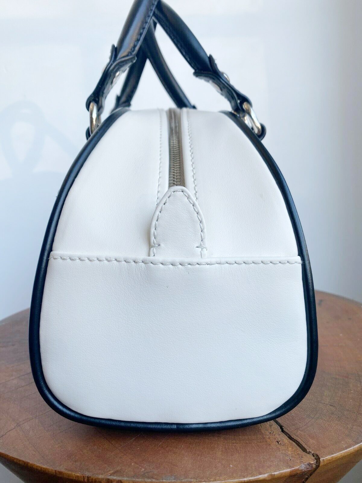 [Pre-Loved] Prada BAULETTO BOWLER BAG - White - Image 5 of 10