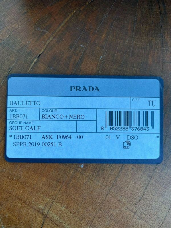 [Pre-Loved] Prada BAULETTO BOWLER BAG - White