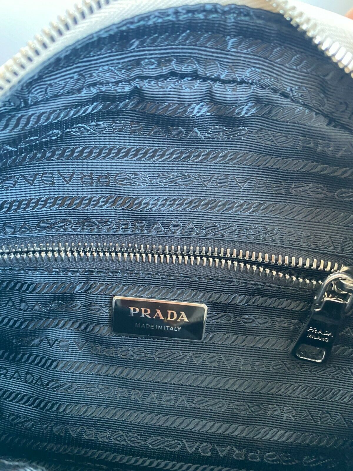 [Pre-Loved] Prada BAULETTO BOWLER BAG - White - Image 10 of 10