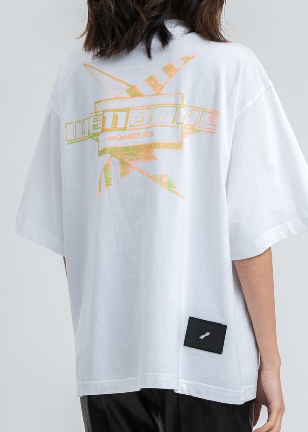 we11done Multi Color Logo Tshirt - White we11done Multi Color Logo Tshirt - White