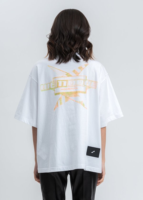 we11done Multi Color Logo Tshirt - White we11done Multi Color Logo Tshirt - White