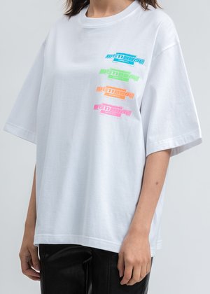 we11done Multi Color Logo Tshirt - White we11done Multi Color Logo Tshirt - White