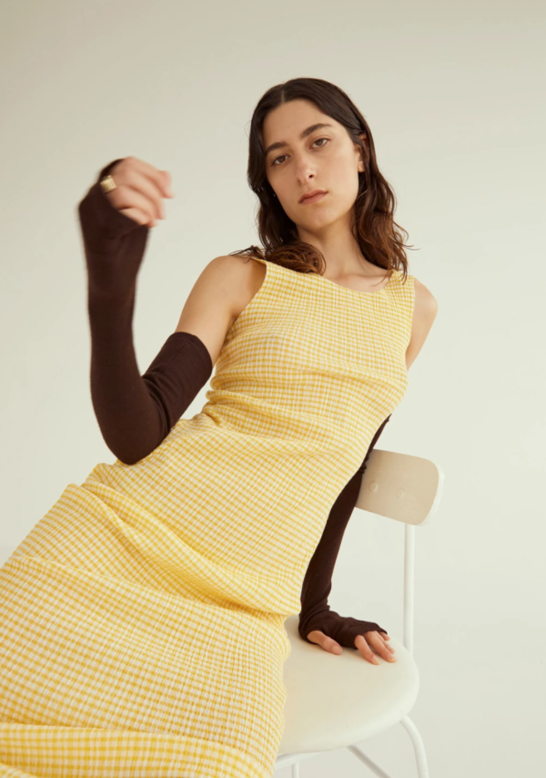 permanent vacation Ritual Tank Dress - Yellow permanent vacation Ritual Tank Dress - Yellow