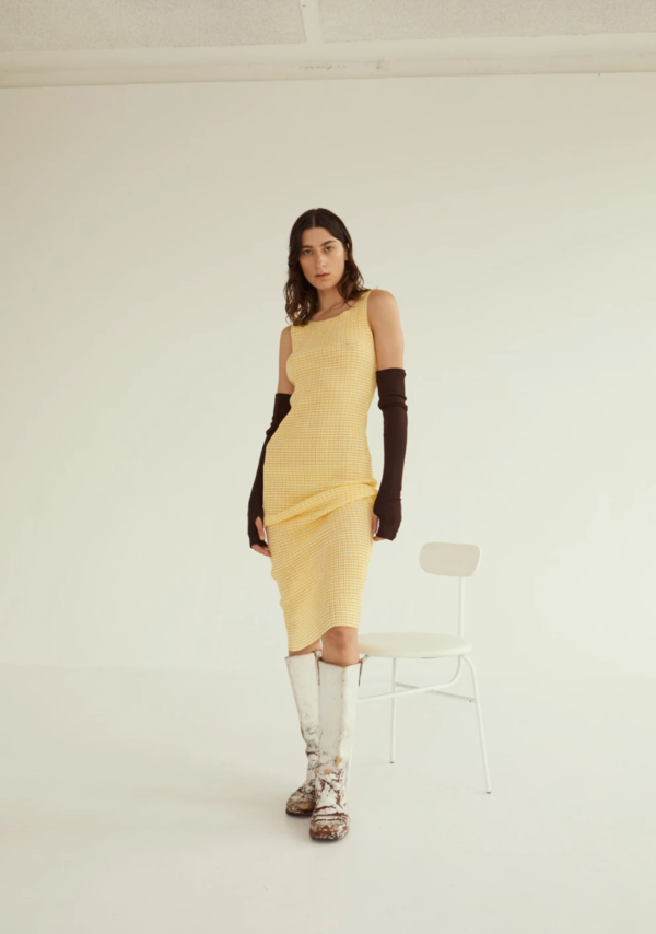 permanent vacation Ritual Tank Dress - Yellow permanent vacation Ritual Tank Dress - Yellow