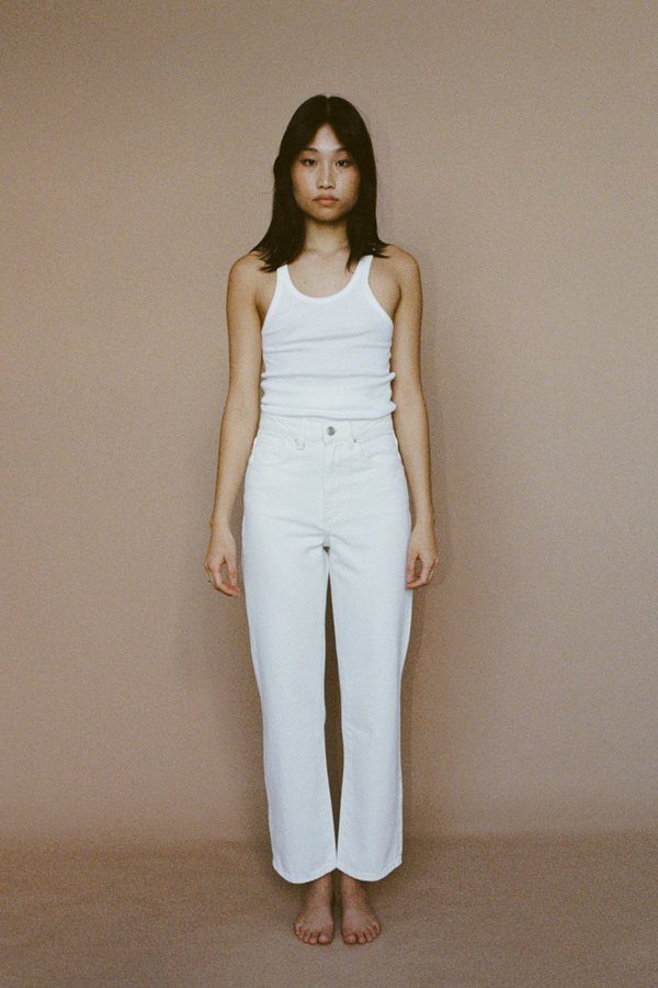 NEUW Edie Straight Jean - White 