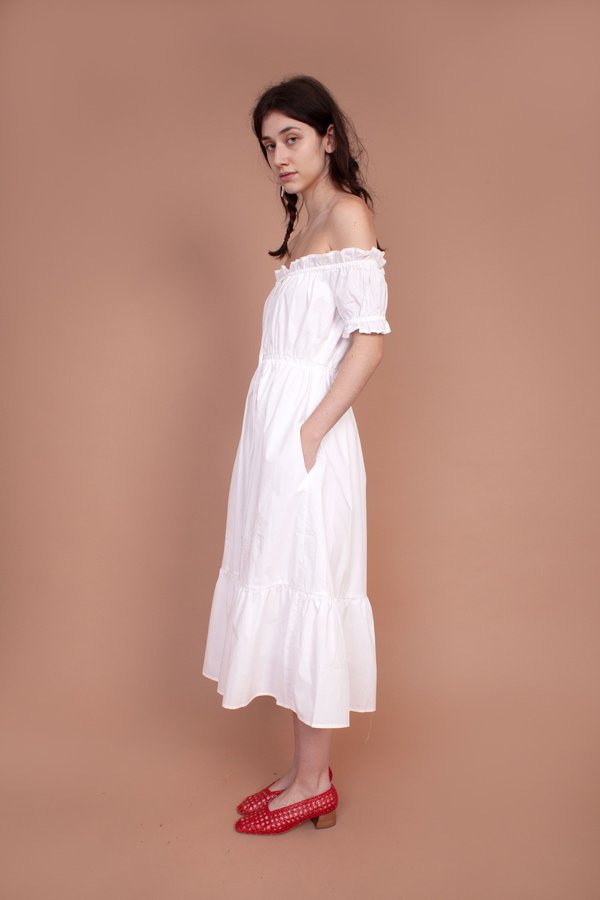 sachin and babi light blue dress Meadows Fern Midi Dress - White Embroidery