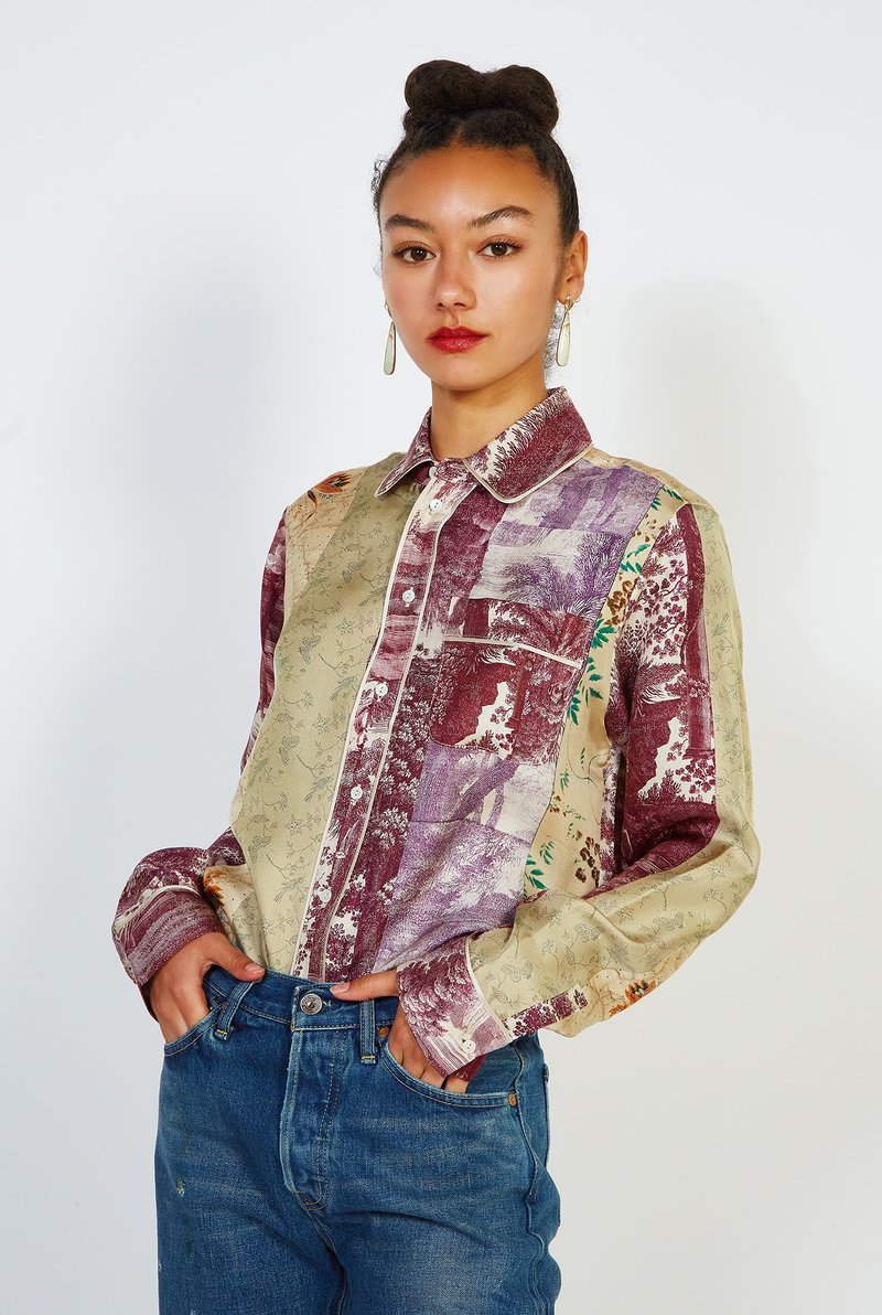 UNISEX PIERRE LOUIS-MASCIA Long Sleeve Shirt | Garmentory