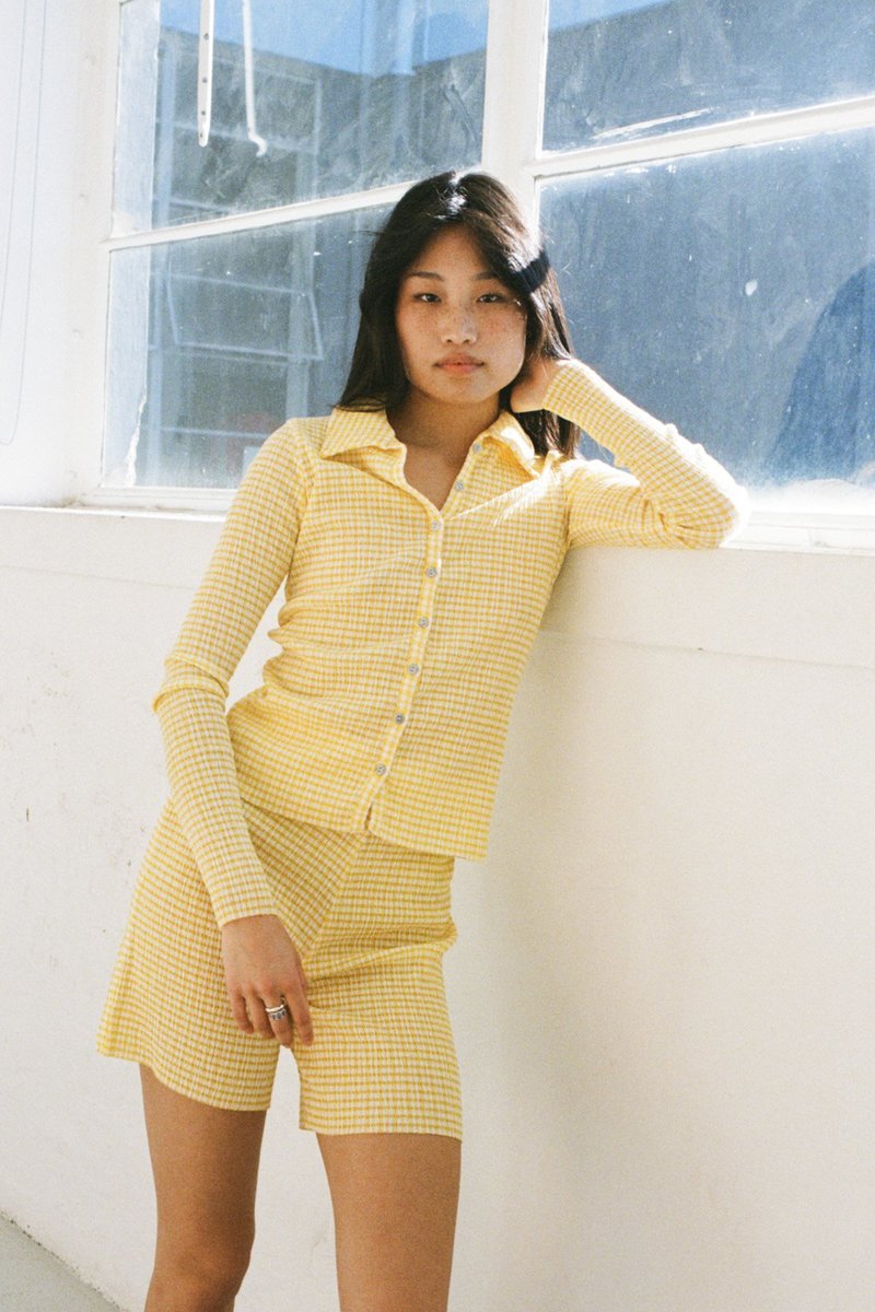 PERMANENT VACATION Ritual Cardigan Yellow Garmentory